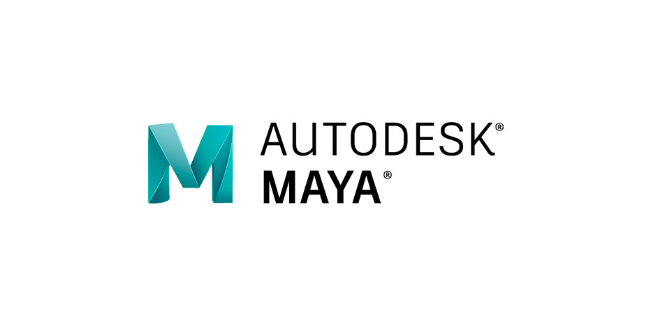 Autodesk Maya Logo on a white background