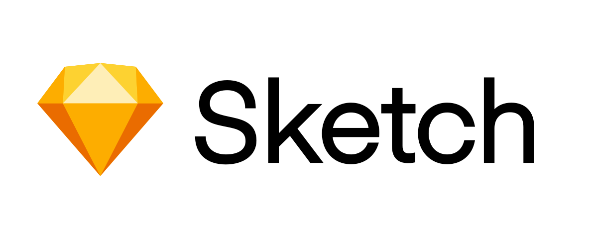 Sketch Logo on a white background